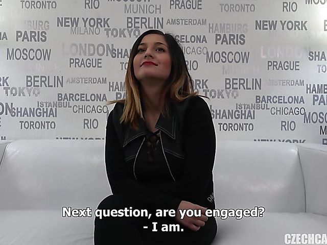 Czech casting with 20-year-old Nikola