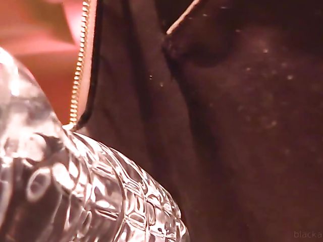 Interracial squirting and creampie with a slut