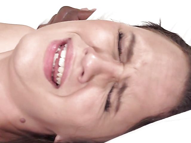 Interracial squirting and creampie with a slut