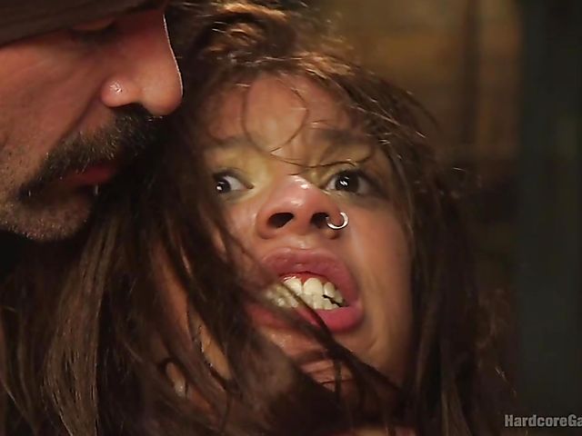 Anal gang bang in the hayloft with Verta