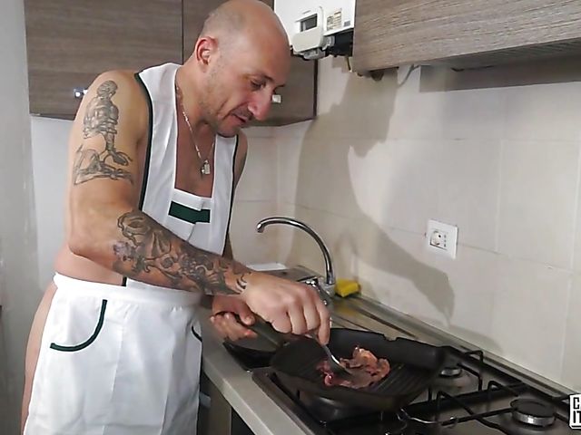 Blonde anal with Italian guy Omar Galanti