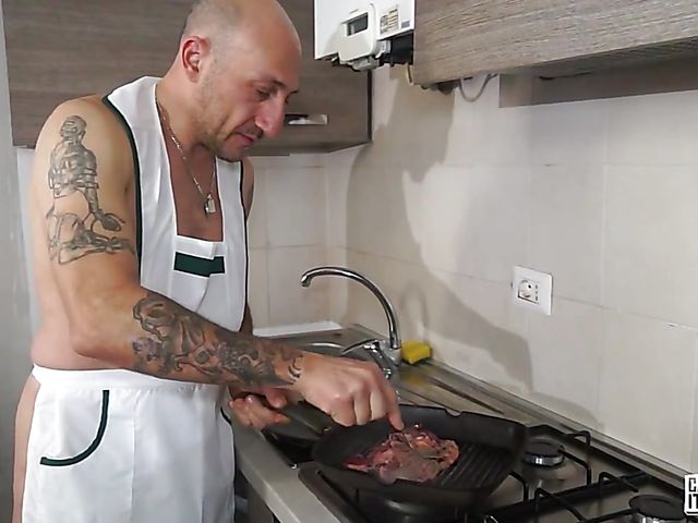 Blonde anal with Italian guy Omar Galanti