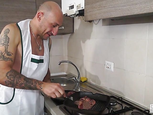 Blonde anal with Italian guy Omar Galanti