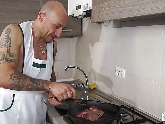 Blonde anal with Italian guy Omar Galanti