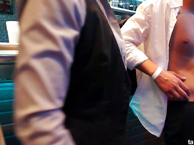 Club orgy with horny as hell disco girls