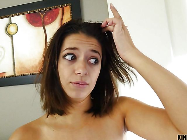 Izzy Bell - Step sister sucks brother and gets banged