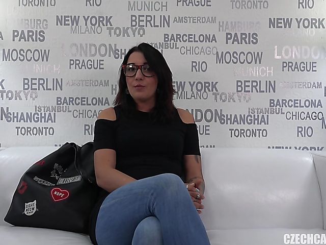 Czech casting with 25-year-old Andrea