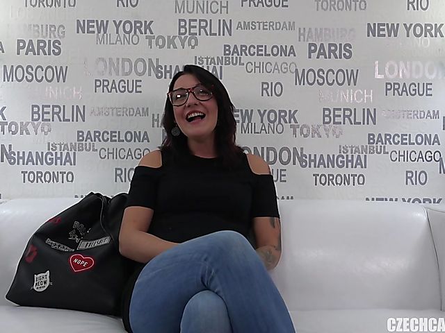 Czech casting with 25-year-old Andrea