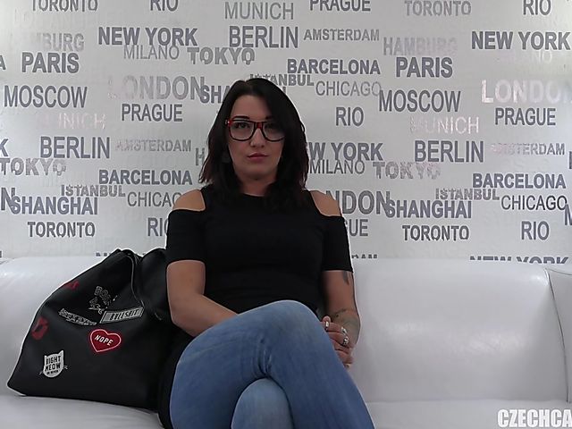 Czech casting with 25-year-old Andrea