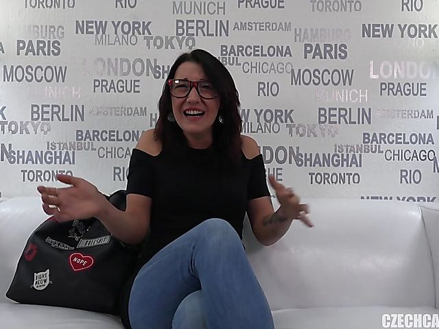 Czech casting with 25-year-old Andrea