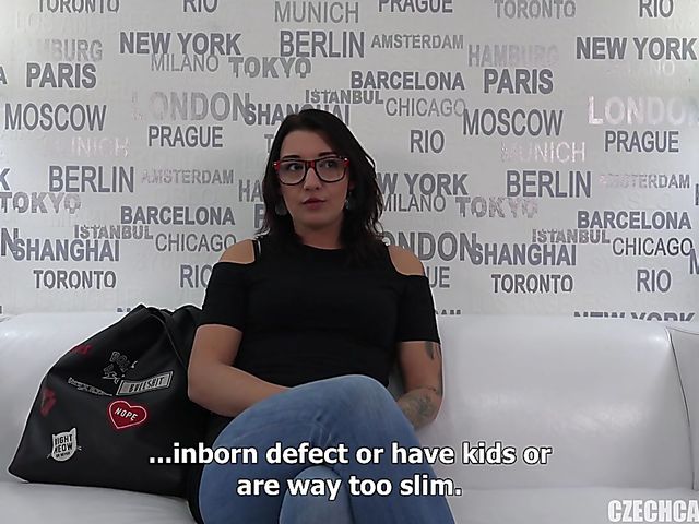 Czech casting with 25-year-old Andrea