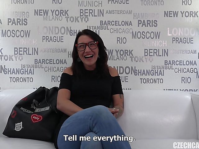 Czech casting with 25-year-old Andrea