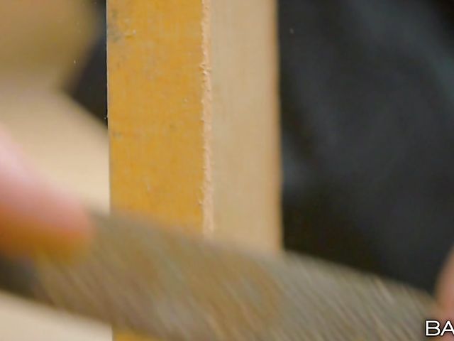Blond anal girl Zazie Skymm gets banged by the carpenter
