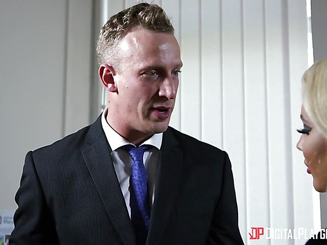 Huge tits MILF Nicolette Shea gets slammed on office desk