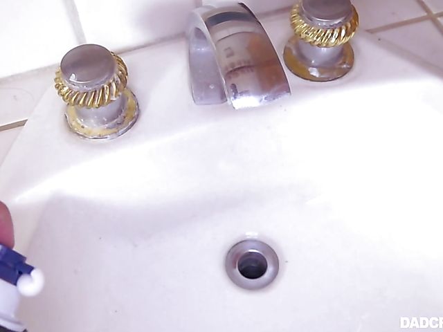 Stepdaughter POV with dad's fat cock