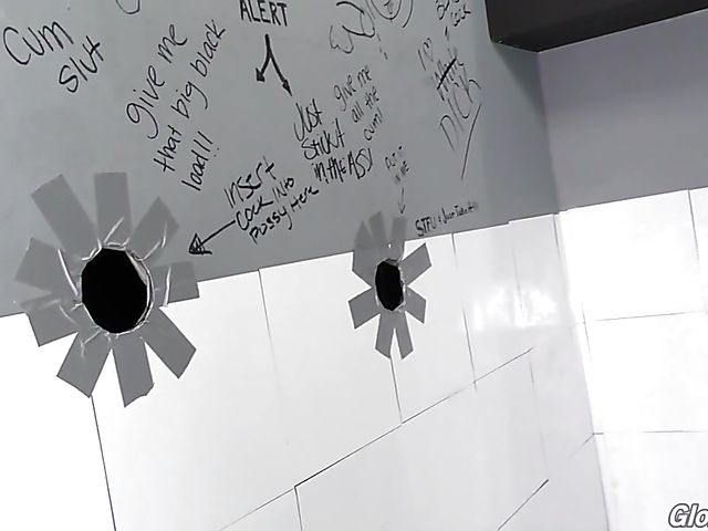 Riley Reid's interracial gloryhole experience