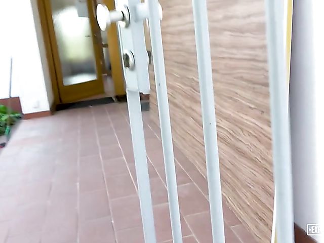 Young gardener Amanda Hill gets tricked into fucking