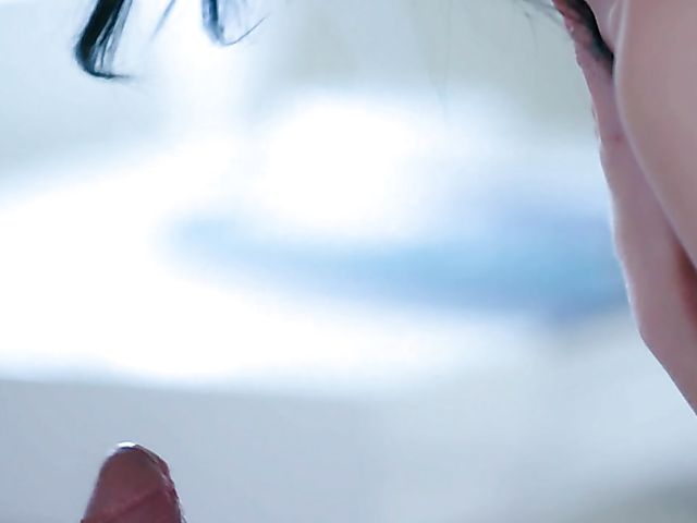 Pale brunette Alex Harper takes a black one in the ass