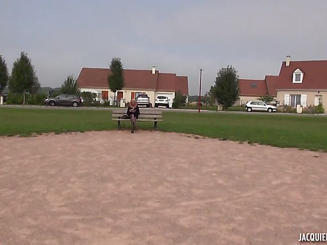 Outdoor old and young sex with 47-year-old Marta