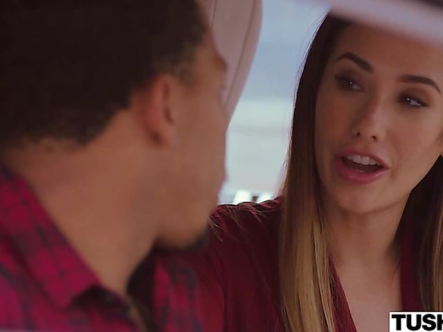 Double penetration with glorious Eva Lovia