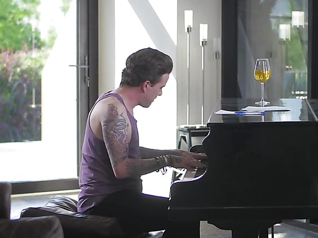 Piano teacher fucks naughty blonde babe Cecilia Scott