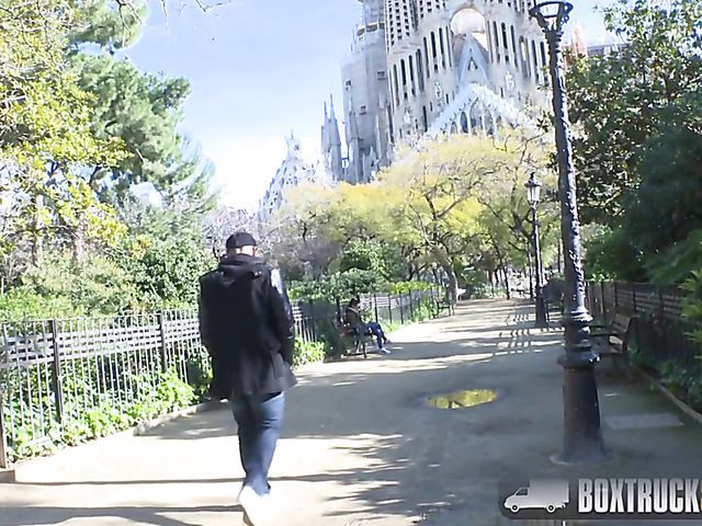 Box truck sex with skinny brunette Apolonia Lapiedra