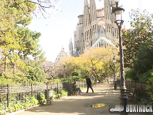 Box truck sex with skinny brunette Apolonia Lapiedra