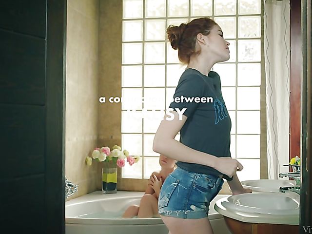 Adel C and Kalisy lesbian bath and lots of fun