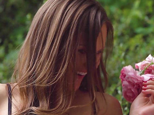 A lot of passion with natural boobs babe Tina Kay