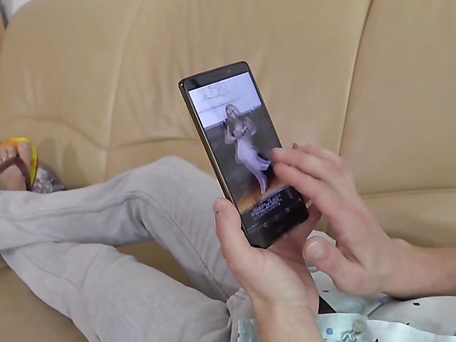 Skinny mature gets banged and throated