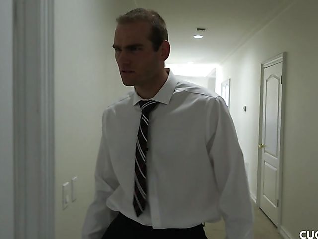 Cuckold husband catches Chanel Preston getting fucked