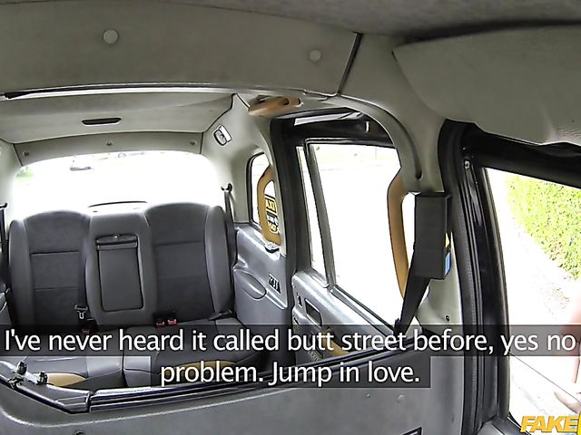 Chubby asian with big titties gets screwed in a taxi