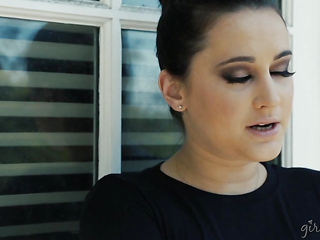 Busty lesbian April Oneil needs a pussy