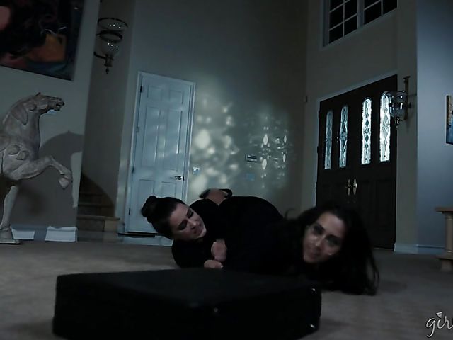 Busty lesbian April Oneil needs a pussy