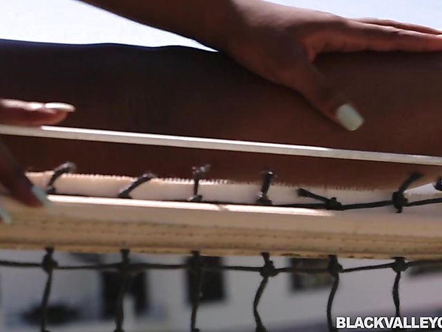 Ebony stepdaughter Daya Knight gets pounded