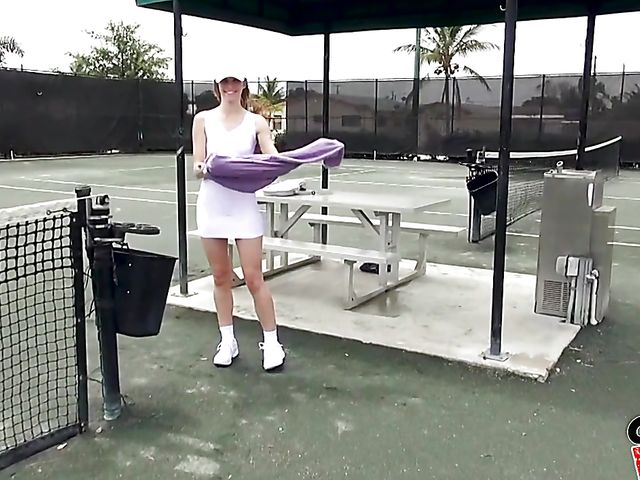 A hard dick in POV for teen amateur Ella