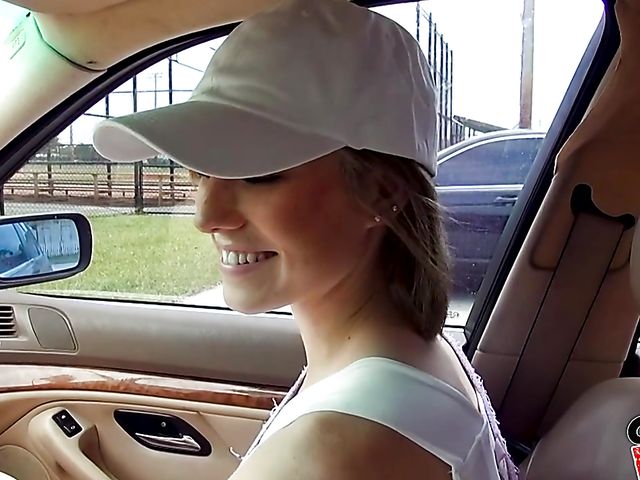 A hard dick in POV for teen amateur Ella