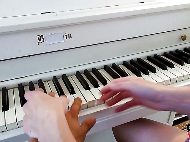 A hard dick in POV for teen amateur Ella