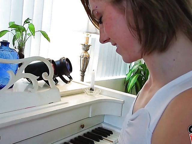 A hard dick in POV for teen amateur Ella