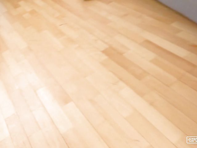 French teen Luna Rival gets ploughed on the couch