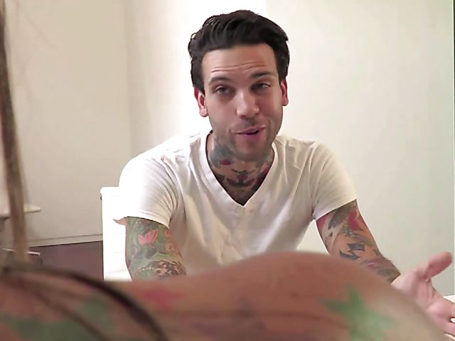 Massage guy fucks busty MILF Claudia Valentine