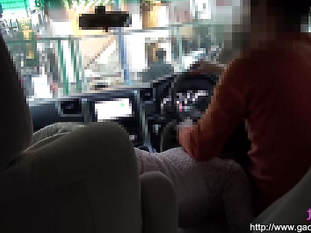 Japanese car blowjob and sex at home