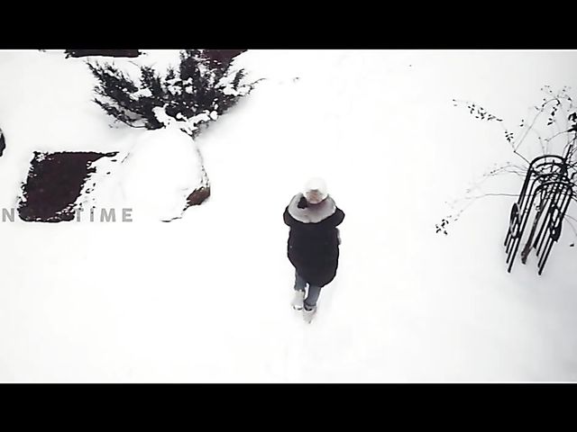 Sensual sex in winter with lovely Sybil