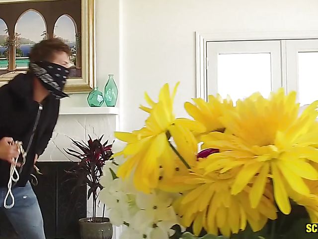 Ebony teen Honey Gold gets brutalized by Markus Dupree