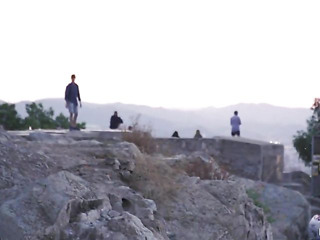 Public lesbian fun at night and in the morning