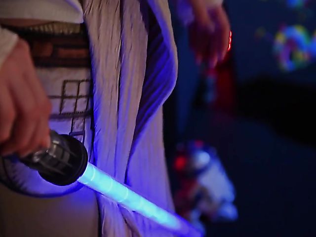 Busty masturbation maniac Stella Cox has fun in space