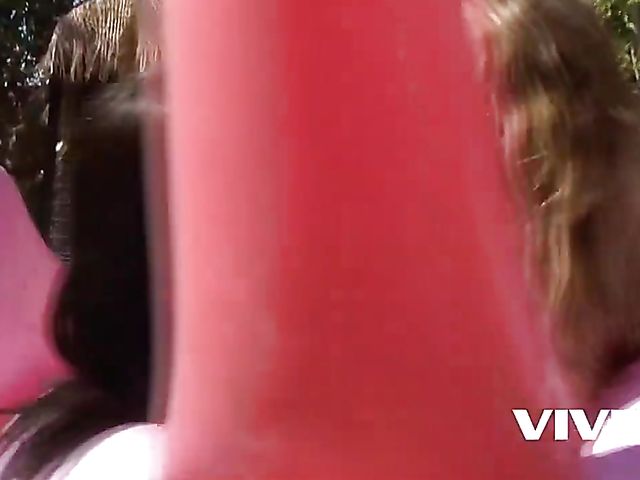 Vivid.com - Hot lesbians ate the pool