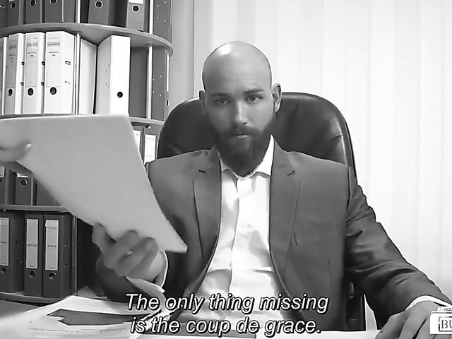 German secretary Izzy Mendosa takes a dick