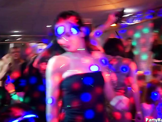 Drunk sex with dirty trippers in the nightclub