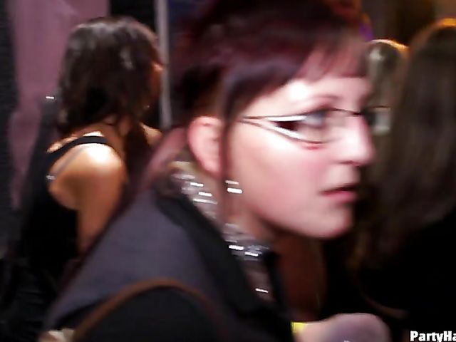 Drunk sex with dirty trippers in the nightclub